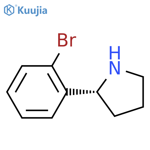 (2R)-2-(2-Bromophenyl)pyrrolidine structure