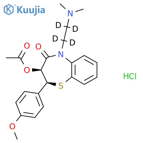 Diltiazem-d4 Hydrochloride structure