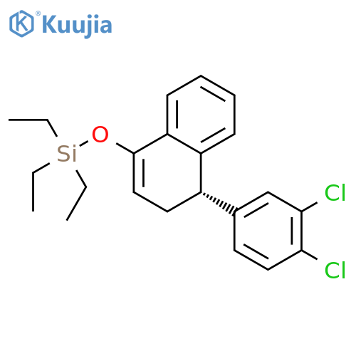 (4S)-(3’,4’-Dichlorophenyl)-3,4-dihydro-1-O-triethylsilyl-1-naphthol structure