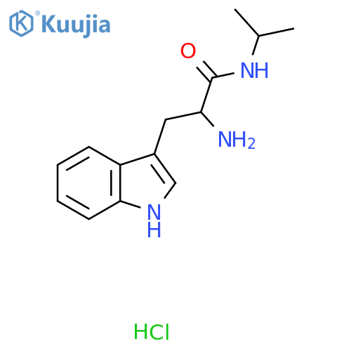 H-DL-Trp-N-ipr.HCl structure