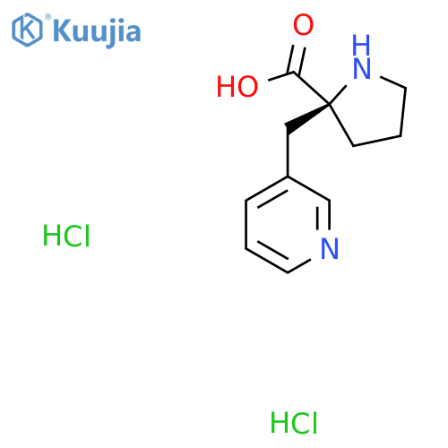 (S)-α-(3-pyridinylmethyl)-proline Dihydrochloride structure