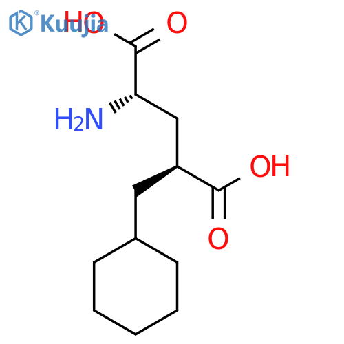 (4S)-4-Cyclohexylmethyl-L-glutamic acid structure