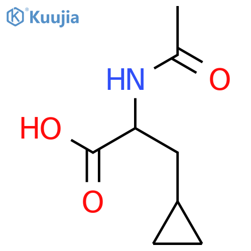 (R)-2-Acetamido-3-cyclopropylpropanoic acid structure