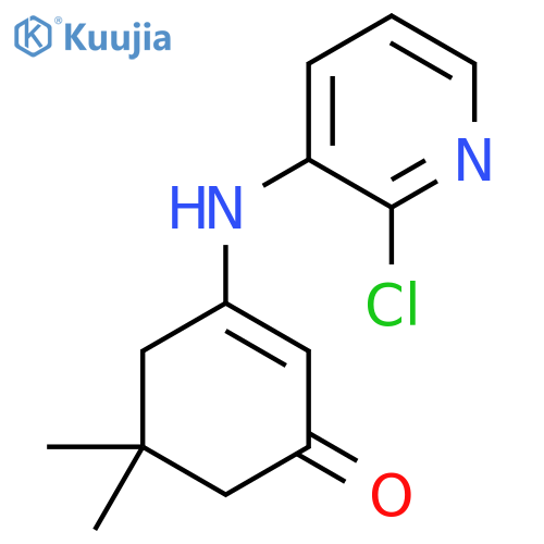3-(2-Chloropyridin-3-yl)amino-5,5-dimethylcyclohex-2-en-1-one structure