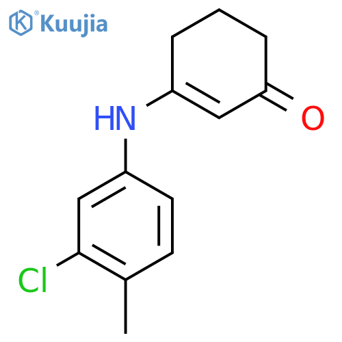 3-(3-Chloro-4-methylphenyl)amino-cyclohex-2-en-1-one structure