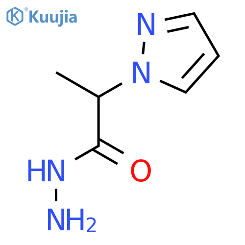2-(1H-Pyrazol-1-yl)propanohydrazide structure