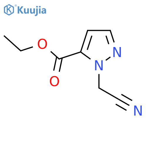 Ethyl 1-(cyanomethyl)-1H-pyrazole-5-carboxylate structure
