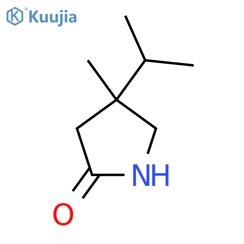 4-methyl-4-(propan-2-yl)pyrrolidin-2-one structure
