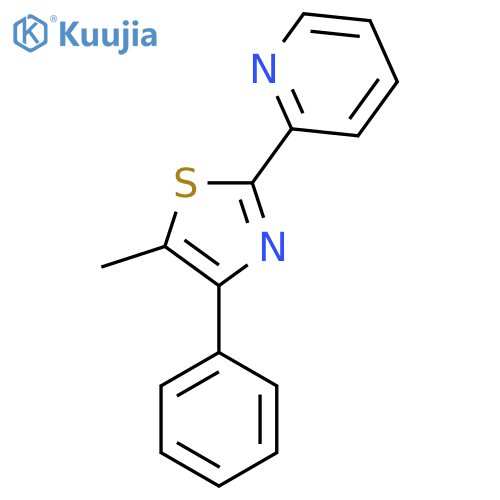 5-Methyl-4-phenyl-2-(2-pyridyl)thiazole structure