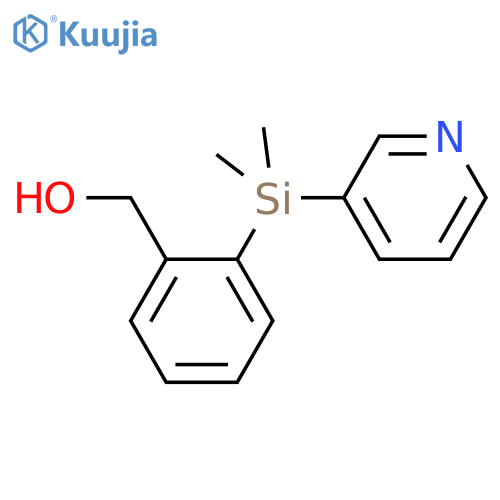 {2-(3-Pyridinyl)-dimethyl-silanyl-phenyl}-methanol structure