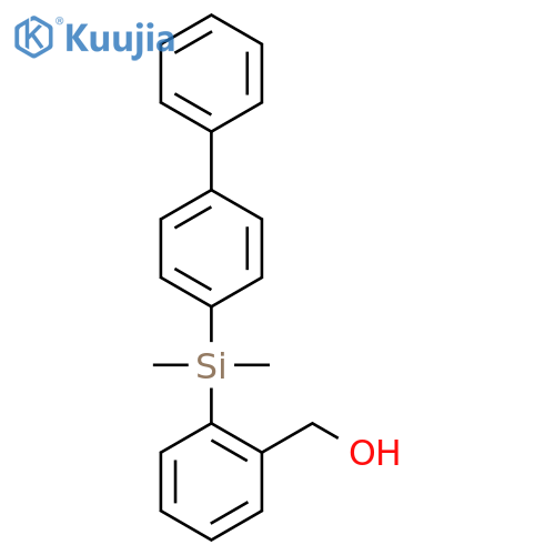 2-(Biphenyl-4-yl-dimethyl-silanyl)-phenyl-methanol structure