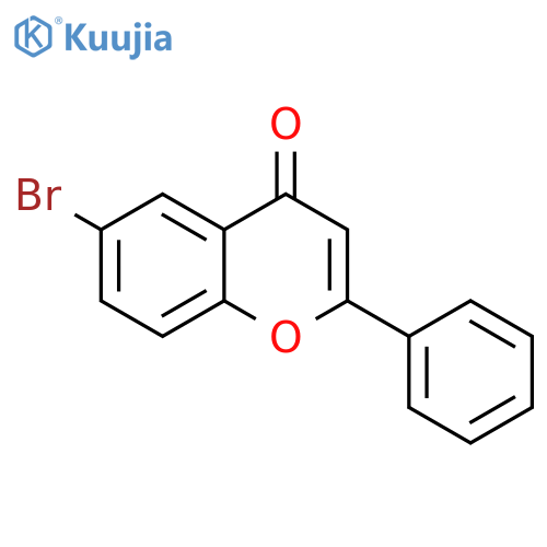 6-bromoflavone structure