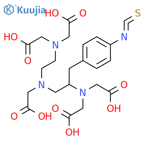 Glycine,N-[2-[bis(carboxymethyl)amino]ethyl]-N-[2-[bis(carboxymethyl)amino]-3-(4-isothiocyanatophenyl)propyl]- structure