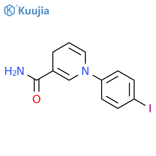 3-Pyridinecarboxamide, 1,4-dihydro-1-(4-iodophenyl)- structure