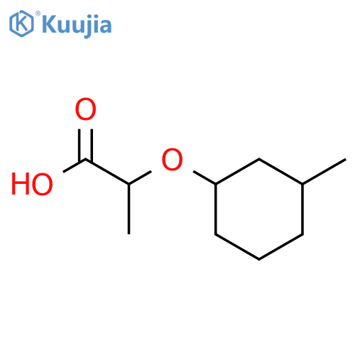 2-(3-Methylcyclohexyl)oxypropanoic Acid structure