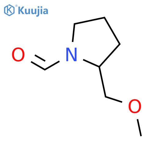 (R)-(+)-2-(Methoxymethyl)-1-pyrrolidinecarboxaldehyde structure