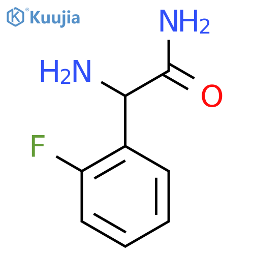 2-Amino-2-(2-fluorophenyl)acetamide structure