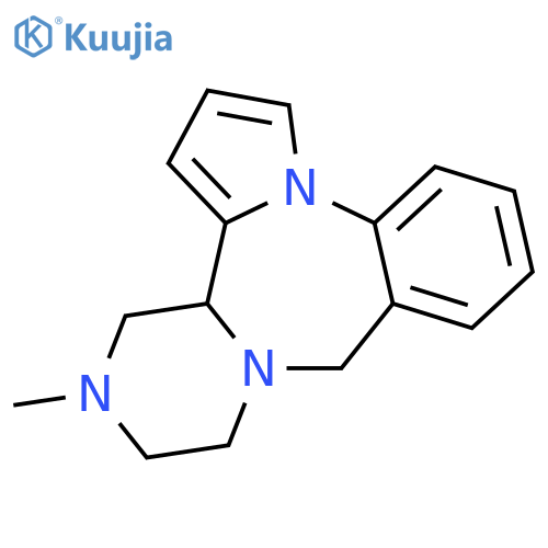 9H,11H-Pyrazino[2,1-c]pyrrolo[1,2-a][1,4]benzodiazepine,12,13,14,14a-tetrahydro-13-methyl- structure