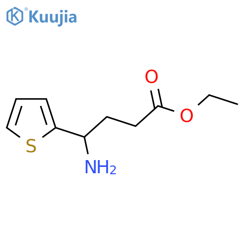 Ethyl 4-amino-4-(thiophen-2-yl)butanoate structure