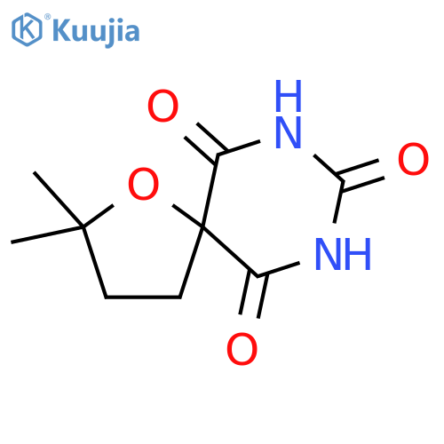 1-Oxa-7,9-diazaspiro[4.5]decane-6,8,10-trione, 2,2-dimethyl- structure