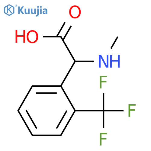 2-(Methylamino)-2-2-(trifluoromethyl)phenylacetic Acid structure