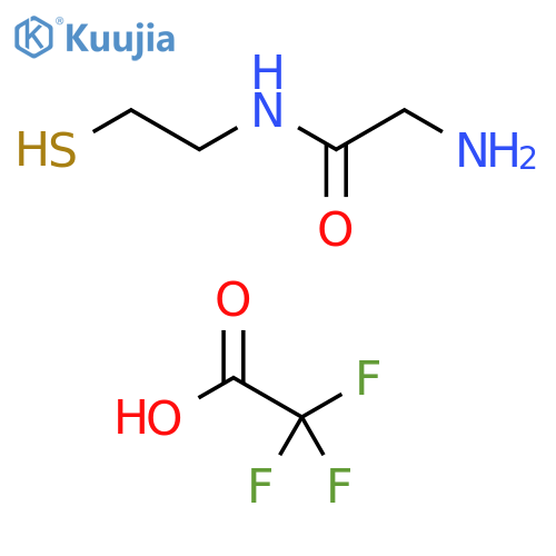 Acetamide, 2-amino-N-(2-mercaptoethyl)-, 2,2,2-trifluoroacetate (1:1) structure