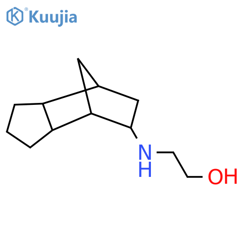 2-({tricyclo[5.2.1.02,?]decan-8-yl}amino)ethan-1-ol structure