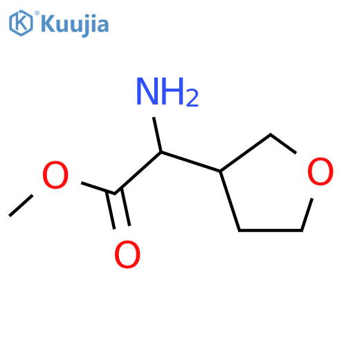 Methyl 2-amino-2-(oxolan-3-yl)acetate structure