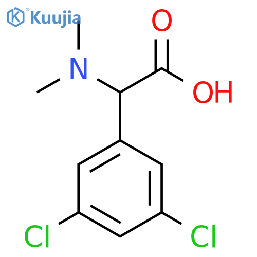 2-(3,5-dichlorophenyl)-2-(dimethylamino)acetic acid structure