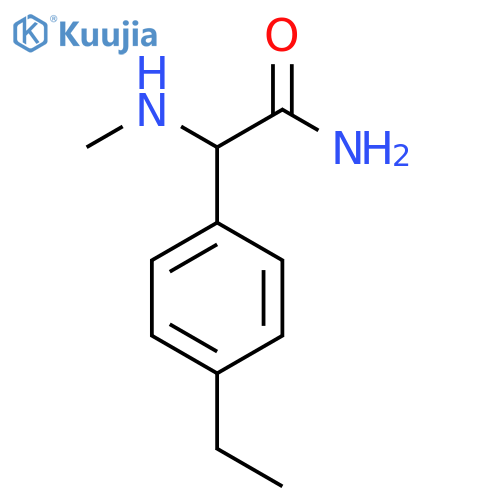 2-(4-Ethylphenyl)-2-(methylamino)acetamide structure