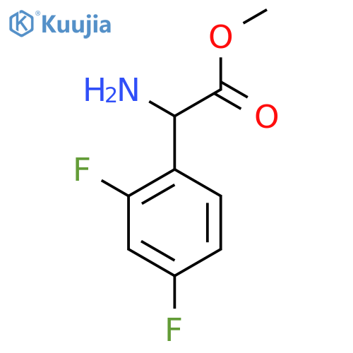 Methyl 2-amino-2-(2,4-difluorophenyl)acetate structure