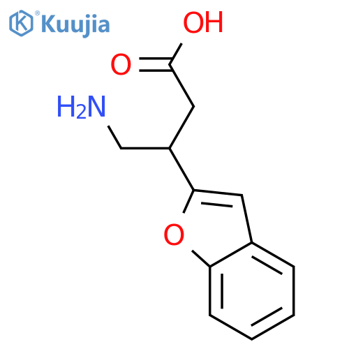 2-Benzofuranpropanoicacid, b-(aminomethyl)- structure
