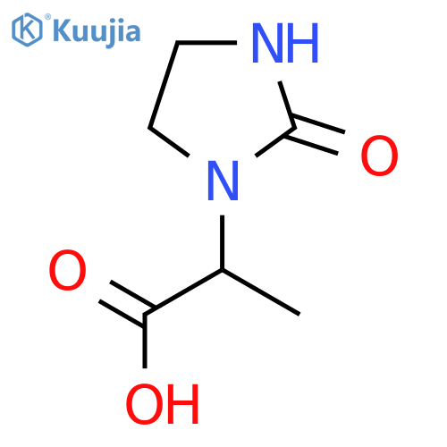 2-(2-Oxoimidazolidin-1-yl)propanoic acid structure