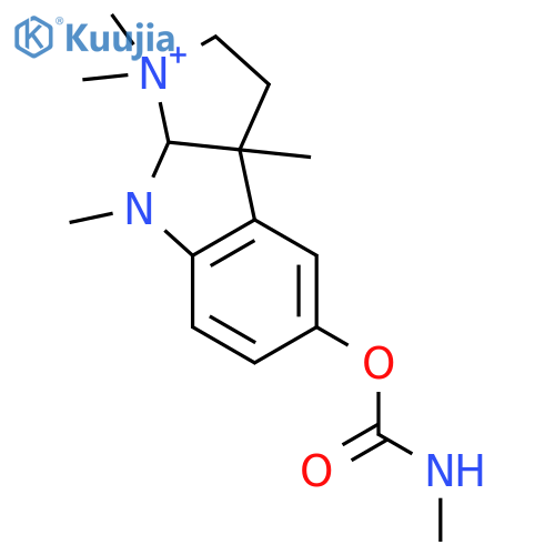Pyrrolo[2,3-b]indolium,1,2,3,3a,8,8a-hexahydro-1,1,3a,8-tetramethyl-5-[[(methylamino)carbonyl]oxy]-,(3aS-cis)- (9CI) structure