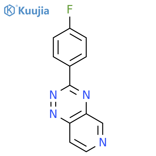 3-(4-Fluorophenyl)pyrido[3,4-e][1,2,4]triazine structure