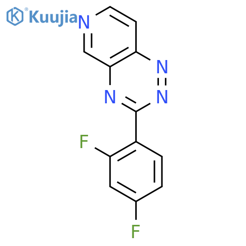 Pyrido[3,4-e]-1,2,4-triazine,3-(2,4-difluorophenyl)- structure