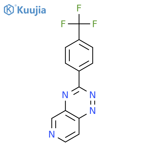3-(4-(Trifluoromethyl)phenyl)pyrido[3,4-e][1,2,4]triazine structure