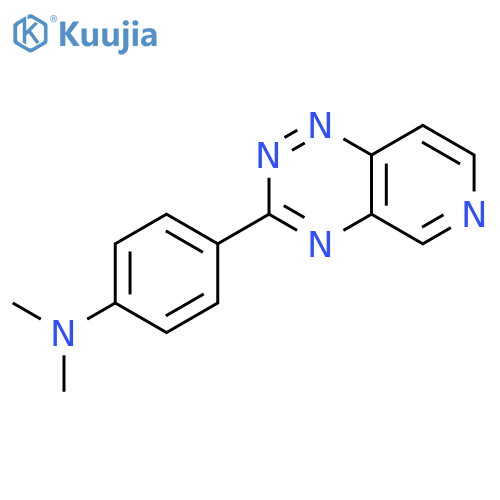 Benzenamine,N,N-dimethyl-4-pyrido[3,4-e]-1,2,4-triazin-3-yl- structure