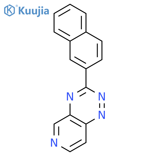 Pyrido[3,4-e]-1,2,4-triazine,3-(2-naphthalenyl)- structure