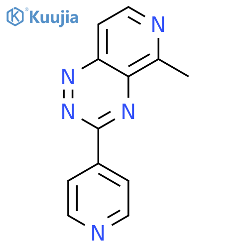 Pyrido[3,4-e]-1,2,4-triazine,5-methyl-3-(4-pyridinyl)- structure