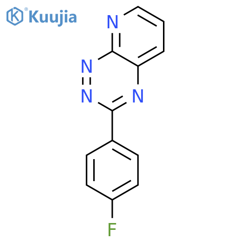 Pyrido[3,2-e]-1,2,4-triazine,3-(4-fluorophenyl)- structure