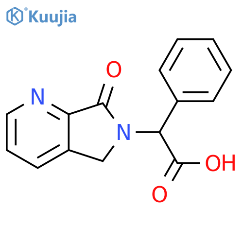 2-(7-Oxo-5H-pyrrolo[3,4-b]pyridin-6(7h)-yl)-2-phenylacetic acid structure