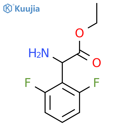 Ethyl 2-amino-2-(2,6-difluorophenyl)acetate structure