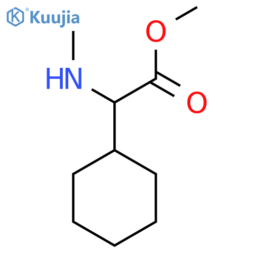 Methyl 2-cyclohexyl-2-(methylamino)acetate structure