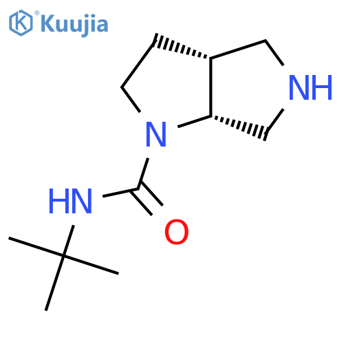 rac-(3aR,6aR)-N-tert-butyl-octahydropyrrolo2,3-cpyrrole-1-carboxamide, cis structure