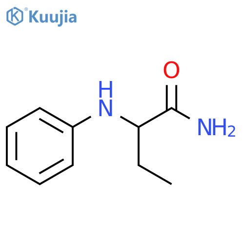 2-(phenylamino)butanamide structure