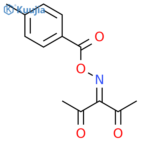 2,3,4-Pentanetrione, 3-[O-(4-methylbenzoyl)oxime] structure
