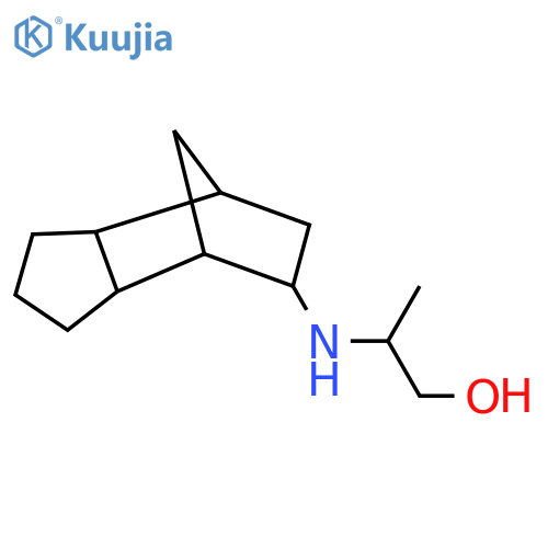 2-({tricyclo[5.2.1.02,?]decan-8-yl}amino)propan-1-ol structure