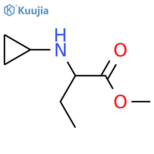 methyl 2-(cyclopropylamino)butanoate structure