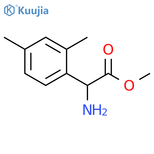 methyl 2-amino-2-(2,4-dimethylphenyl)acetate structure